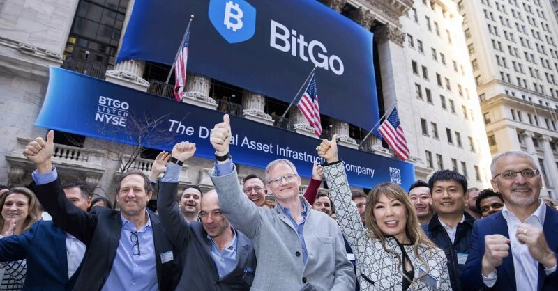 BitGo NYSE açılışında yüzde 25 yükseldi, değeri 2,6 milyar dolar